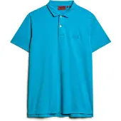 Superdry Essential Logo Neon Short Sleeve Polo Bleu S Homme