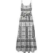 Vero Moda Dicthe Ancle Sleeveless Long Dress Multicolore M Femme