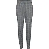 Vero Moda Pantalon Taille Haute Malin Tapered Check Fit
