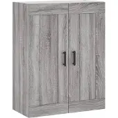 vidaXL Armoire murale Gris Sonoma 69,5x34x90 cm Bois composite