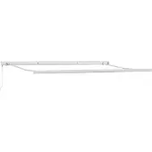 vidaXL Store extensible rouge et blanc 500 x 300 cm