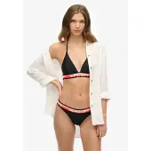 Superdry Classic Stripe Bikini Top Noir M Femme