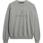 Superdry British Design Relaxed Fit Sweatshirt Gris XL Femme