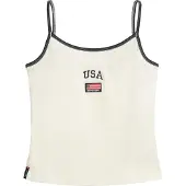 Superdry Athletic Essential Cami Sleeveless T-shirt Blanc XL Femme
