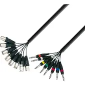 Adam hall K3 L8 MV 0300 3 m Câble multiconducteur