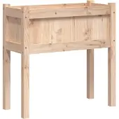 vidaXL Jardinières avec pieds 70x31x70 cm bois de pin massif