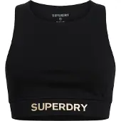 Superdry Sportswear Logo Sports Bra Noir M Femme