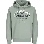 Jack & Jones Logo 2 Col Hoodie Vert S Homme