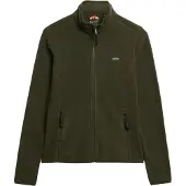 Superdry pour femme. W2012375A Polaire Polaire verte (M), Casuel, Polyester
