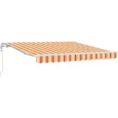 vidaXL Store extensible jaune et orange 350 x 250 cm