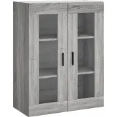vidaXL Armoire murale Gris Sonoma 69,5x34x90 cm
