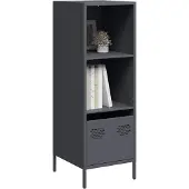 vidaXL Highboard Anthracite 35x39x103,5 cm Acier