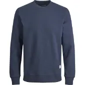 Jack & Jones Basic Plus Size Sweatshirt Bleu 3XL Homme