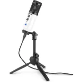VONYX MICROPHONE BLANC USB STUDIO TRÉPIED