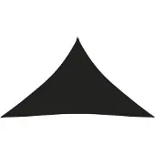 vidaXL Voile de parasol tissu oxford triangulaire 4x4x5,8 m noir