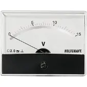 Voltcraft AM-86X65/15V/DC Einbau-Messgerät AM-86X65/15V/DC 15 V Drehspule (AM-86X65/15V/DC)