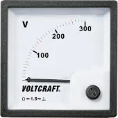 Voltcraft AM-72x72/300V Appareil de mesure analogique encastrable AM-72x72/300V 300 V Bobine tournante (AM-72x72/300V)