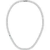 Maserati Trident 55 Cm Necklace Argenté Homme