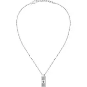 Maserati Jm423avd20 Necklace Argenté Homme