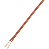 TRU COMPONENTS Toron LiY-Z 2 x 0.40 mm² rouge (20 m)