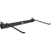SVELTUS Support mural pour tapis avec oeillets, variable - noir
