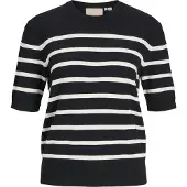 Jack & Jones Pull-over noir / blanc