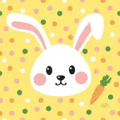 Duni Osterservietten Hoppy Easter 33X33 Cm