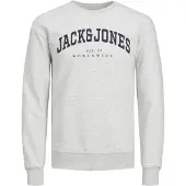 Jack & Jones Junior Sweat bleu nuit / gris chiné / blanc