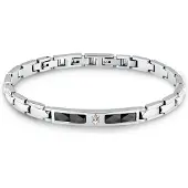 Maserati Ceramic Br 18.5+3cm Ring Argenté Homme