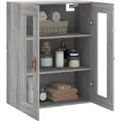 vidaXL Armoire murale Gris Sonoma 69,5x34x90 cm