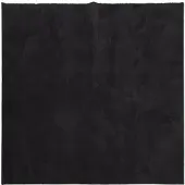 vidaXL Tapis HUARTE à poils courts doux et lavable noir 240x240 cm
