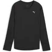 Puma T-shirt fonctionnel 'Velocity' noir / blanc
