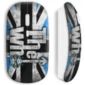 MANIACASE Souris sans fil - - The Who Music - Clé USB wifi incluse - Compatible Mac et PC - Couleur bleue