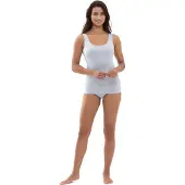 Mey Maillot de corps gris chiné
