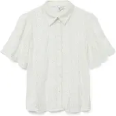 Vero Moda Chemisier 'VMDELSIE' blanc