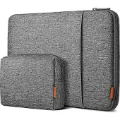 Inateck EdgeKeeper 360° (13", Apple, Microsoft, Universel), Sac pour notebook, Gris