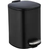 Wenko Alassio poubelle 5,0 l noir, Poubelle, Noir