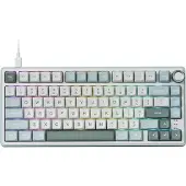 Royal Kludge Clavier gaming R75 Sky Cyan avec commutateurs marron