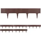 Deuba 15,6m Bordure de jardin brun