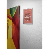 Durable Cadre d'information WALLPAPER DURAFRAME, A4, formats portrait et paysage, kit de recharge inclus, argent
