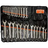 Bahco Metric Combination Wrench Set 26 Units Argenté
