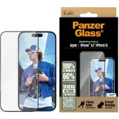 PanzerGlass Protection d'Écran - UWF - iPhone 16 - Filtre de Confidentialité - Verre Résistant - Installation Facile