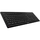 Cherry STREAM KEYBOARD - Tastatur - USB - GB - Tastenschalter: SX - Schwarz (JK-8500GB-2)