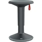 Interstuhl Tabouret réglable en hauteur UPis1, Ø 330 x H 450 - 630 mm, noir