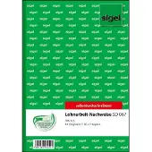Sigel Livret de formulaires "Preuve de sous-traitance", A5, SD (40x)