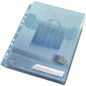 Leitz CombiFile Maxi, A4, PP, bleu 0,20 mm, grainé, combinaison d'une couverture de brochure et d'une (A4, 3x)