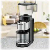 Rommelsbacher Ekm 500 Appareil À Moudre Le Café Noir, Acier Inoxydable