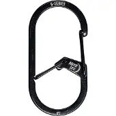 Niteize G-series Dual Chamber 2 Mousqueton Noir Noir One Size