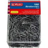 Herlitz 8859100 Métal galvanisé 1000pièces(s) Pince à papier (1000x)