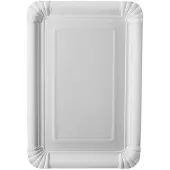 Papstar Assiette en carton "pure" carrée, 165 x 230 mm, blancá, 25pcs (25x)